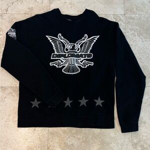 Diplomats Black Crewneck Sweater